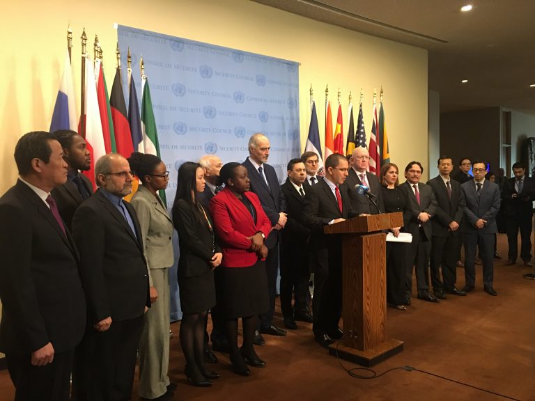 Många stater sluter i FN upp bakom Venezuela