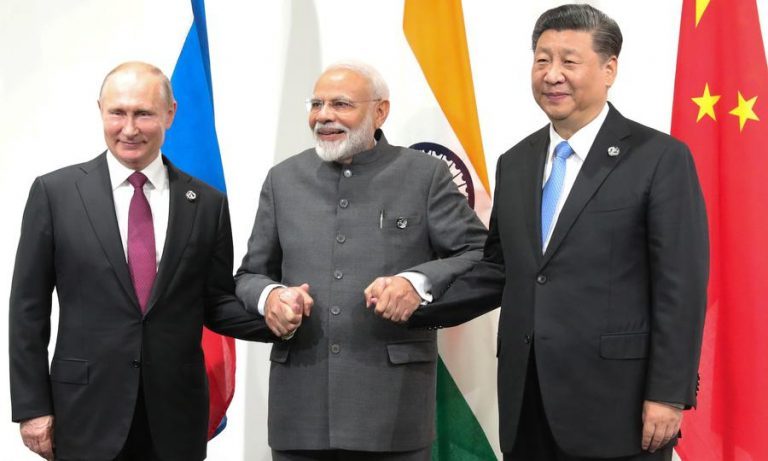 Det viktigaste mötet i G20 var mellan Indien, Kina och Ryssland?