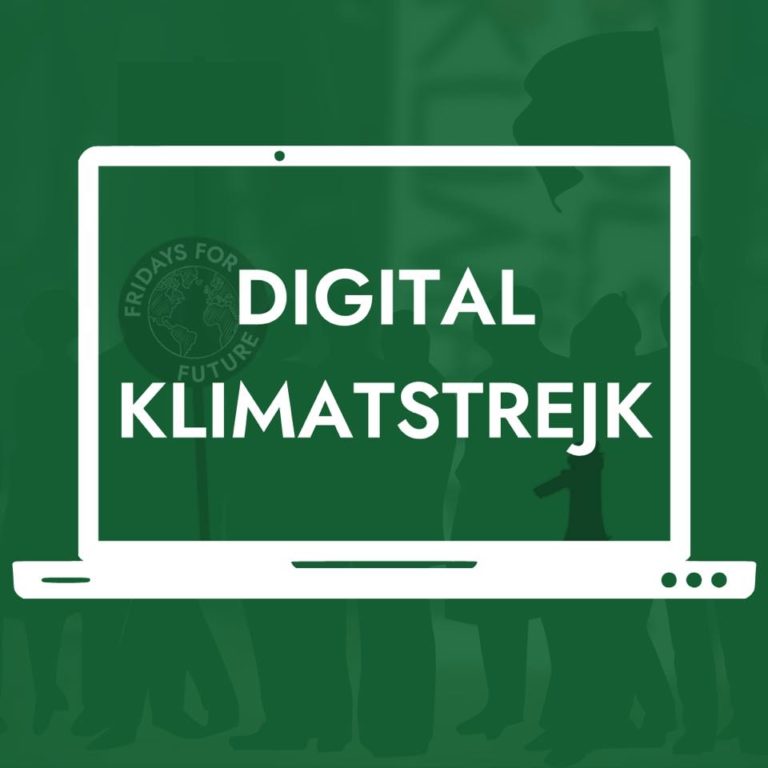Globala klimatstrejken idag – Global Strike 24 april – blir virtuell! Kom med!