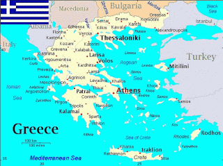 Grekland träder in på den syriska arean och markerar mot Turkiet.