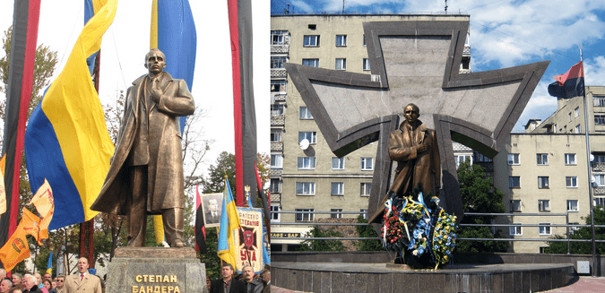 Om nazistiska monument i Ukraina