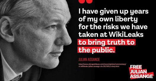 Ställ upp för Julian Assange och yttrandefriheten! Slutet är nära.