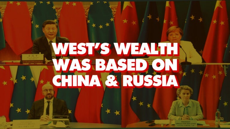 EU erkänner att ”vårt välstånd baserades på Kina och Ryssland”: billig energi, lågavlönad arbetskraft, stor marknad
