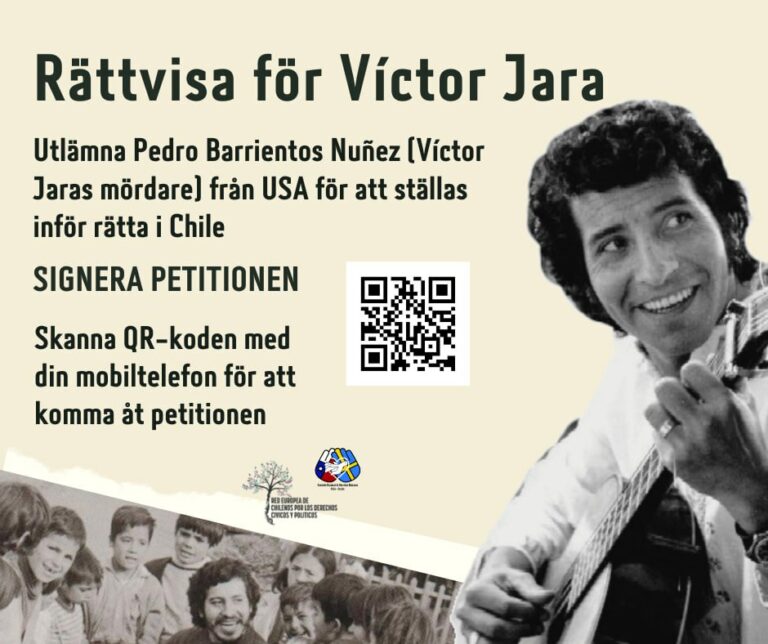Rättvisa för Víctor Jara! Skriv under!