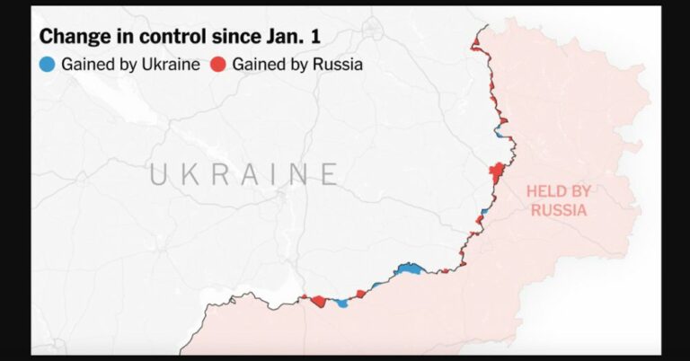 Ryssland har vunnit mer territorium i år än Ukraina